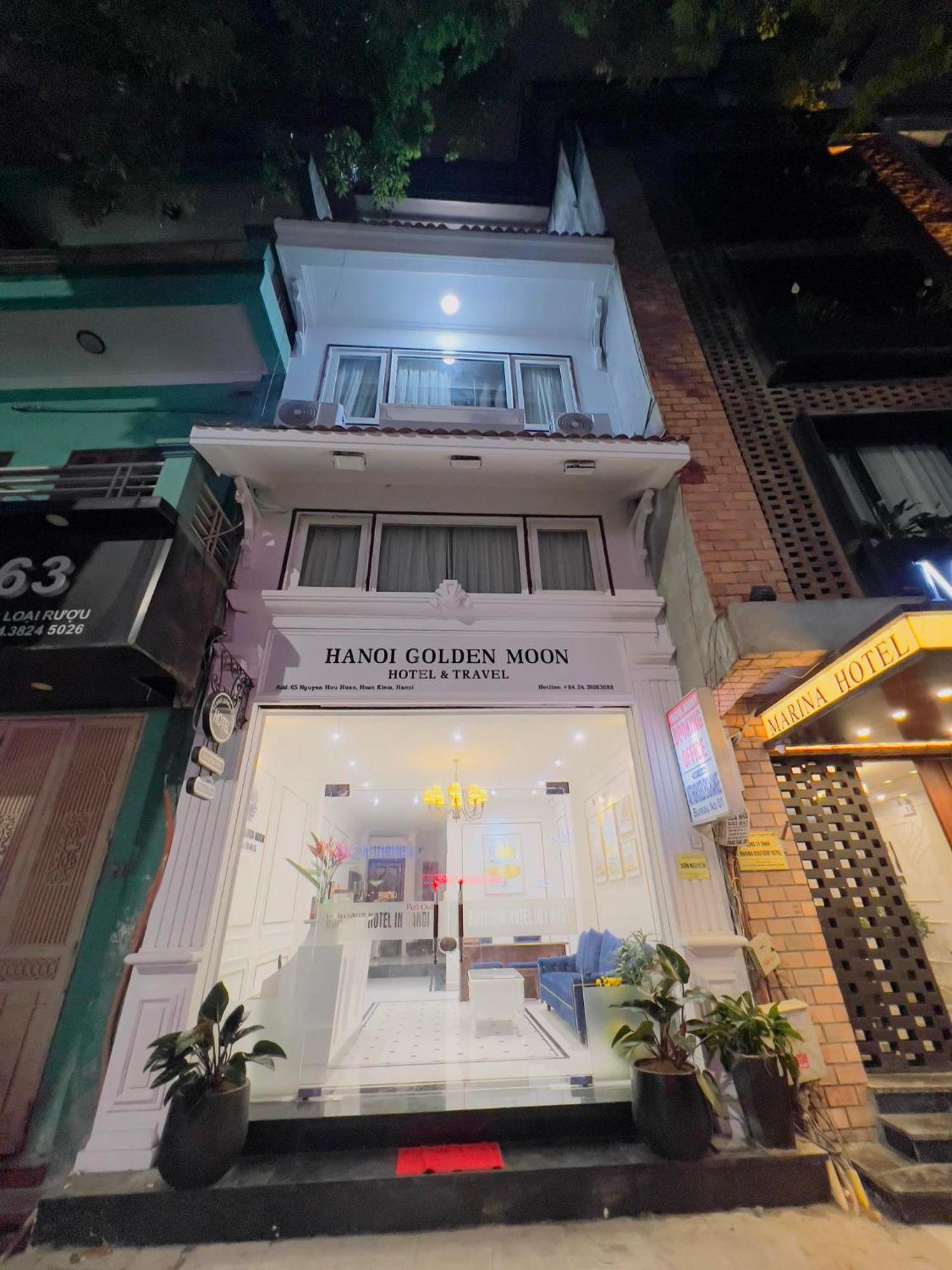 Hanoi Golden Moon Hotel & Travel Eksteriør billede